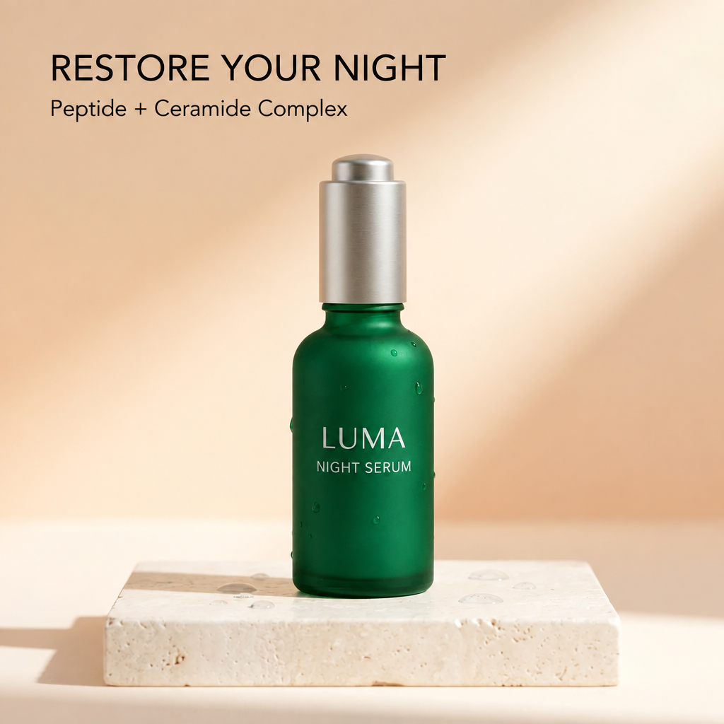 GPT Image 2.5 Flare reference edit showing the LUMA bottle changed to green